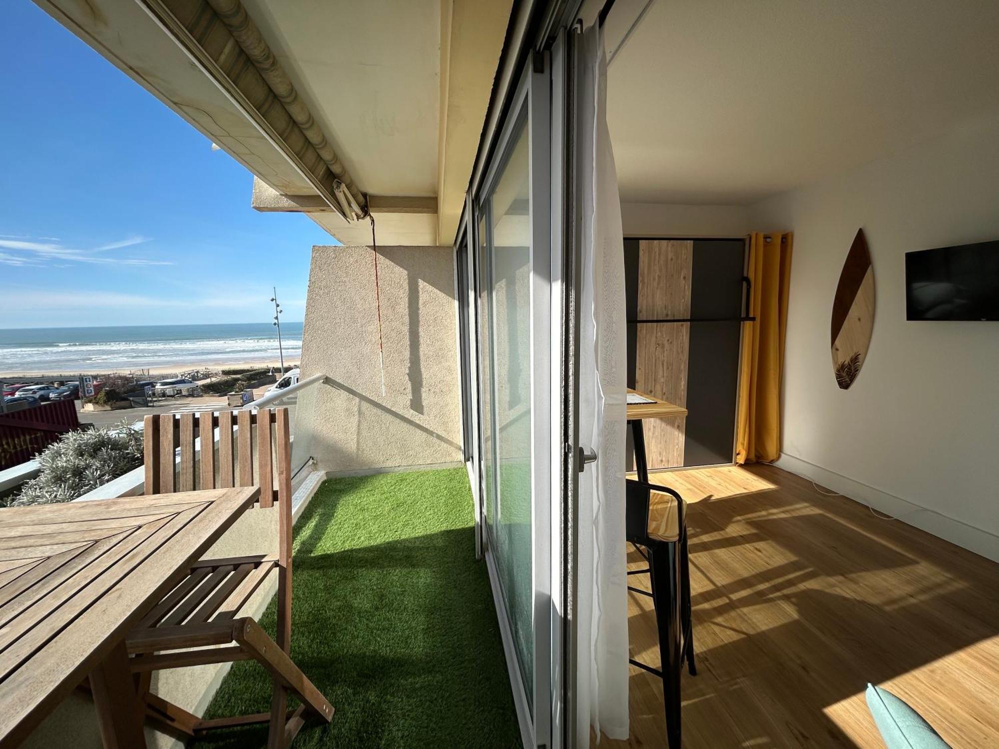 Cosy Studio Avec Vue Sur L'Ocean Lacanau Exterior foto